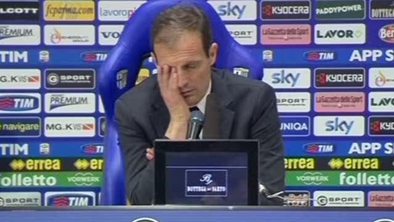 Allegri: «Era una partita importante, la sconfitta ci servirà per crescere»