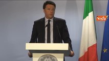 Renzi: Lo Porto ucciso per colpa dei terroristi