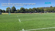 Central North preliminary final highlights - September 9, 2023