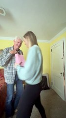 Sweet Dad's Reaction To Pregnancy Announcement