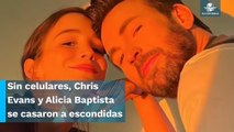 ¿Se casaron en secreto? Chris Evans y Alicia Baptista dicen adiós a la soltería