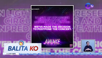 Sandara Park, malungkot at nag-sorry sa fans matapos ma-postpone ang concert sa Cebu | BK