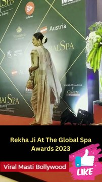 Shilpa Shetty and Rekha at Global Spa Awards 2023 Viral Masti Bollywood