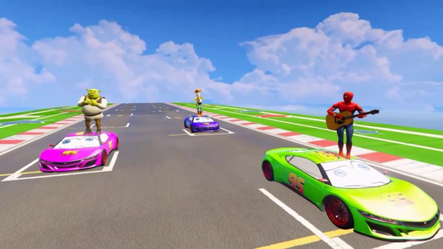 gta v epic new stunt race for car racing challenge by trevor and shark