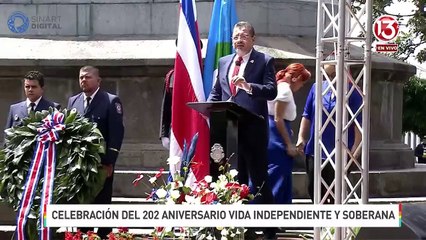 Discurso presidente de la Republuca Rodrigo Chaves 15 set Parque Nacional