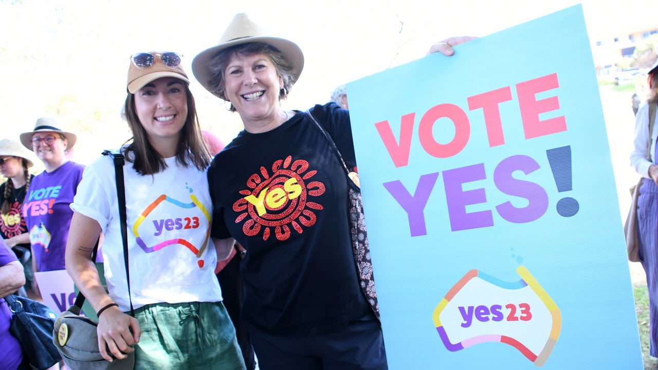 The YES march held at Taree on Sunday
