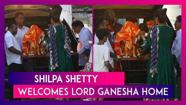 Ganesh Chaturthi 2023: Shilpa Shetty Welcomes Lord Ganesha Home