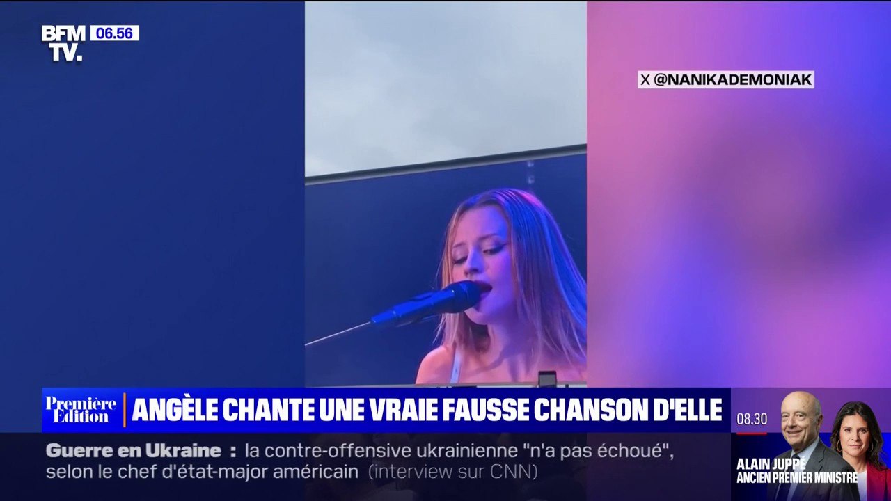 À la Fête de l'Huma, Angèle chante la chanson générée par une intelligence artificielle avec sa voix