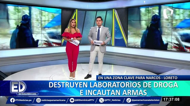 Loreto: PNP destruye laboratorios de droga e incautan armamento