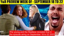 CBS Young And The Restless Preview Week Of September 18 to 22 - Audra's terrible