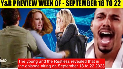 CBS Young And The Restless Preview Week Of September 18 to 22 - Audra's terrible
