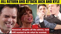 CBS Young And The Restless Billy is angry about being fired - Jill returns to pu