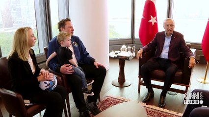 Cumhurbaşkanı Erdoğan, Elon Musk ile görüştü