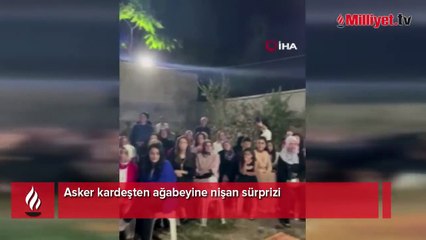 'Aramızda özel bir misafirimiz var' deyip anons ettiler! Nişanda davetlilere büyük sürpriz