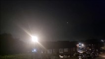 Lightning over Crawley, West Sussex