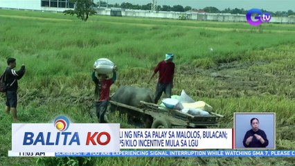 P22-P23/kilo ang bili ng NFA sa palay sa Malolos, Bulacan; may dagdag ding P5/kilo incentive mula sa LGU | BK