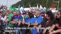 Közös jobboldali EP-kampányt indított Matteo Salvini és Marine Le Pen