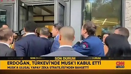 Cumhurbaşkanı Erdoğan, Elon Musk ile görüştü
