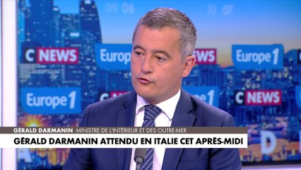Gérald Darmanin : «Je vais à Rome cet après-midi»