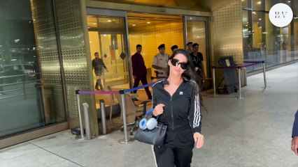 Nora Fatehi Ke Sporty Andaz: Adidas Mein Fashion Ka Jalwa Spotted at Airport