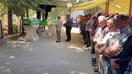 Konya'da trafik kazasında hayatını kaybeden aile toprağa verildi