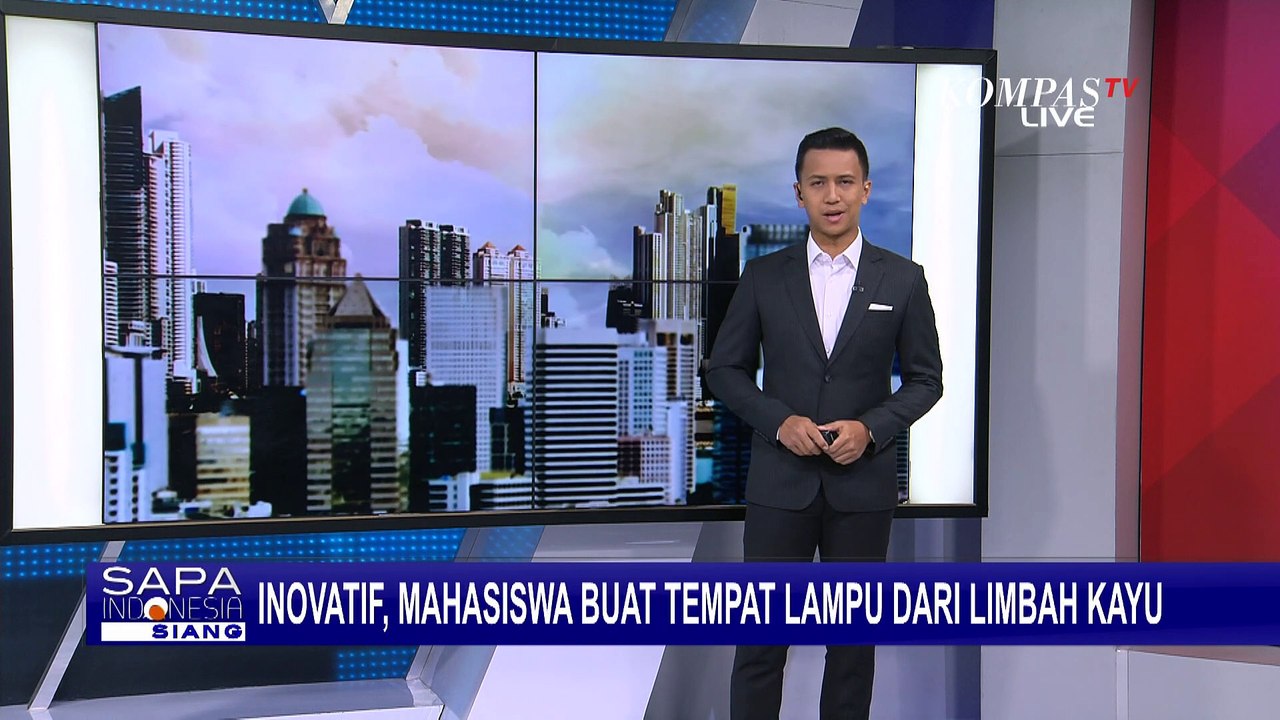 Inovatif, Mahasiswa di Surabaya Buat Tempat Lampu Ala 'Puzzle' dari Limbah Kayu