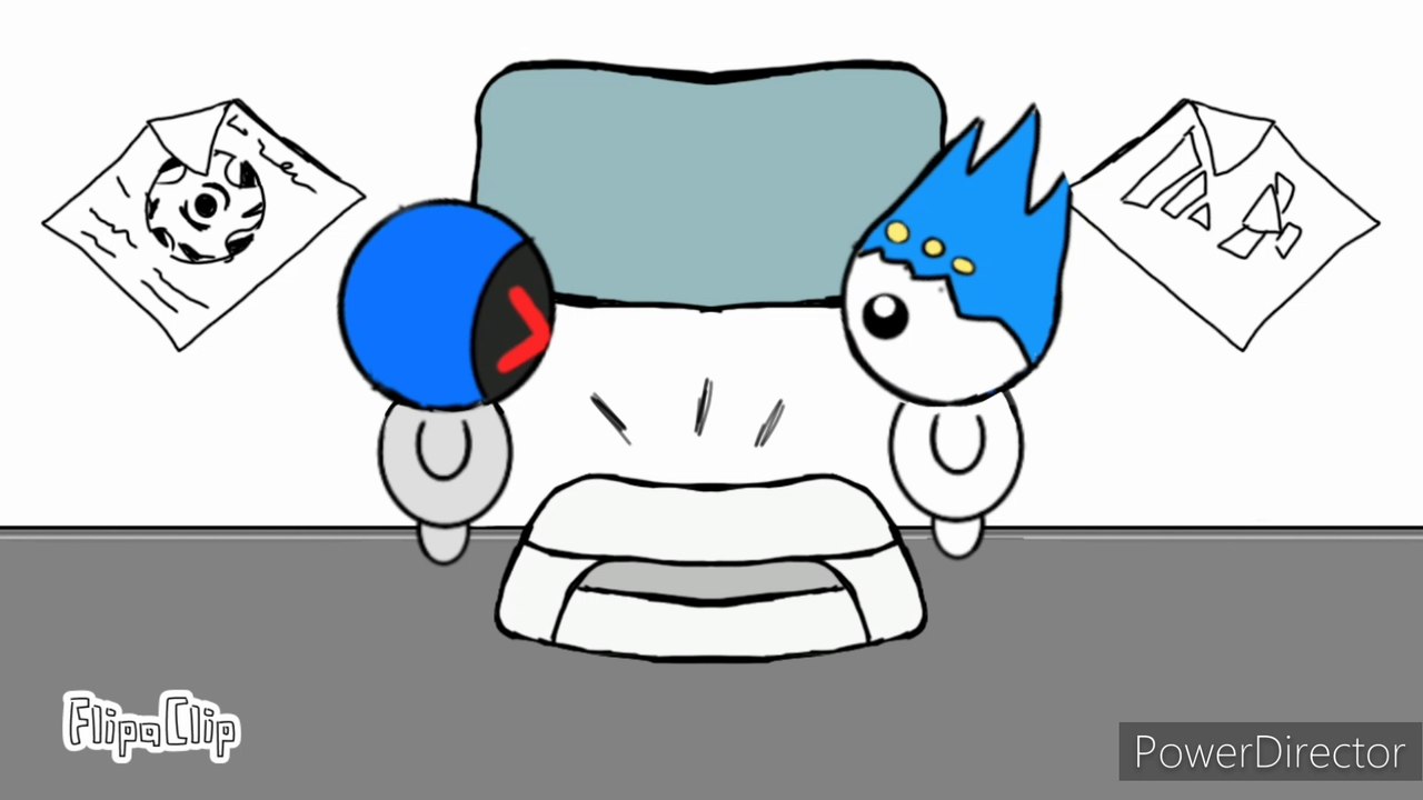 Valt e Gingka vs Kamen X_Animação 2D! Flipaclip! #Animação #Flipaclip