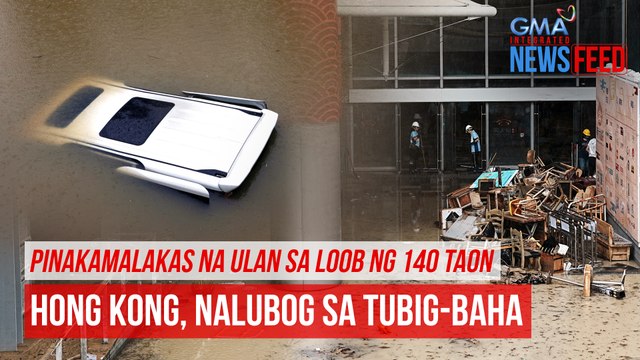 Hong Kong, nalubog sa tubig-baha | GMA Integrated Newsfeed