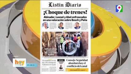 Titulares de prensa Dominicana del  lunes 11 de septiembre  | Hoy Mismo