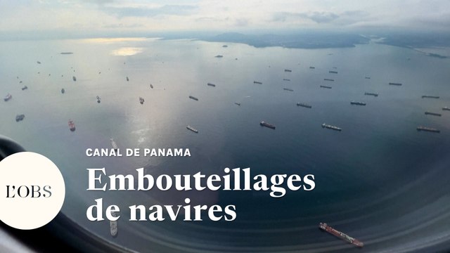 Canal de Panama : des dizaines de navires à l'arrêt à cause de la sécheresse