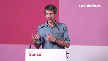 Sumar confía en un acuerdo para la amnistía y rebaja expectativas sobre un referéndum en Catalunya