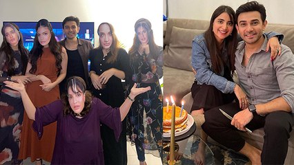 Pakistani Actress Saboor Aly Husband Birthday Celebration पर Kiara, Katrina, Nora Fatehi Dance Video