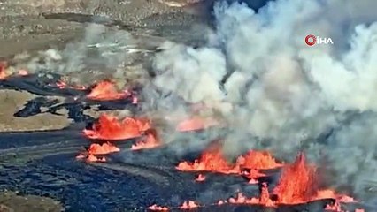 Hawaii'de Kilauea Yanardağı Faaliyete Geçti