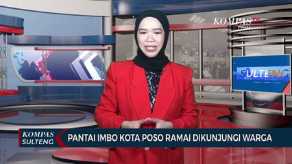 Wisata Pantai Imbo Kota Poso Ramai Dikunjungi Warga