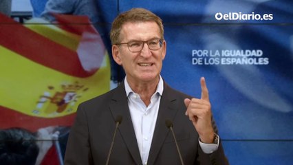 Feijóo: "Intentar controlar el Tribunal Constitucional al servicio del PSOE por un escaño que hemos ganado en las urnas no es de recibo"