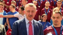 SPOR Şampiyon Down Sendromlu Özel Futsal Milli Takımı Kocaeli'de törenle karşılandı