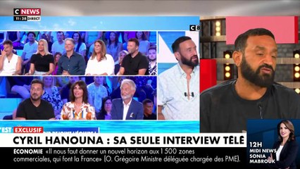 CYRIL HANOUNA INVITE MORANDINI LIVE 11.09