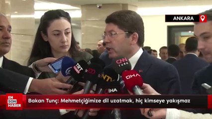 Bakan Tunç: Mehmetçiğimize dil uzatmak, hiç kimseye yakışmaz