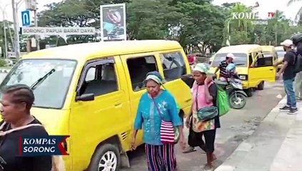 Ini Alasan Sejumlah Angkutan Kota Mogok di Sorong