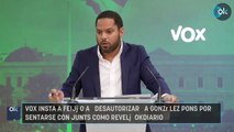 Vox insta a Feijóo a “desautorizar” a González Pons por sentarse con Junts como reveló OKDIARIO