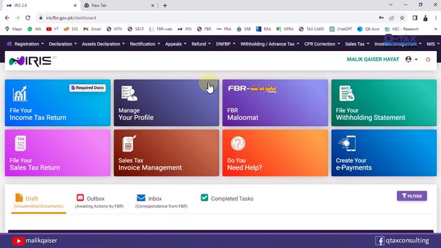 Government & Private Teachers & Researchers Income Tax Return 2023 FBR Pakistan Iris 2.0