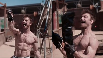 Daniel Radcliffe incredible physical workout - Miracle Workers