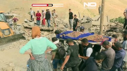Watch: Help and rescue amid the rubble of devasted Morocco