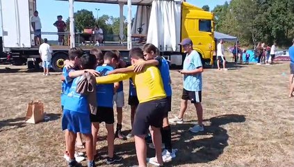 Cri de la victoire tournoi U13, le 09/09