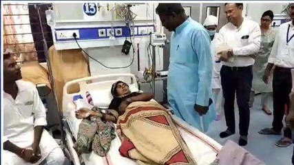 रायसेन: स्वास्थ्य मंत्री ने किया अस्पताल का निरीक्षण, मरीजो से किया संवाद