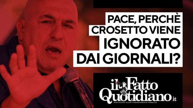 La guerra è in stallo, la politica cerchi varchi per la pace . Perché le parole di Crosetto non trovano spazio sui giornali?