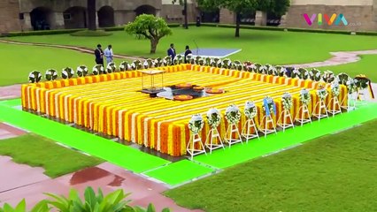 Momen Jokowi Kunjungi Monumen Mahatma Gandhi