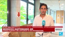 Morocco earthquake aid: France pledges 5 million euros to aid organisations
