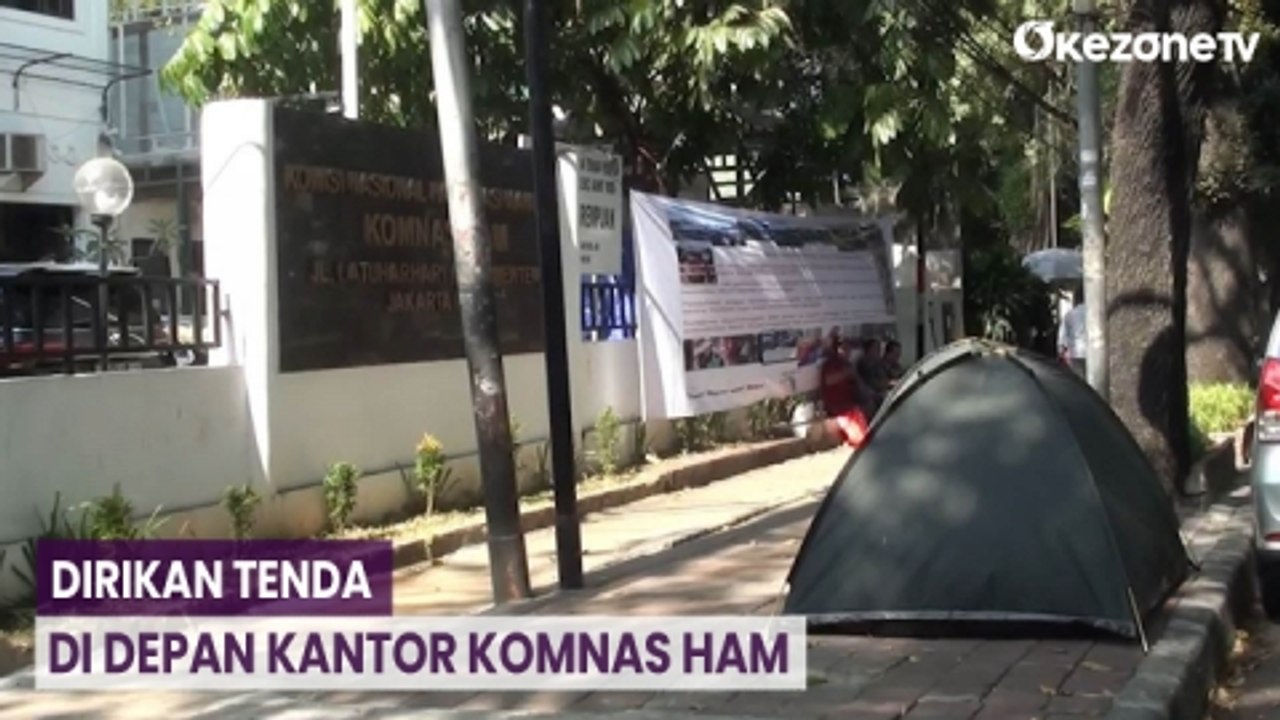 Cari Keadilan, Warga Rempang Dirikan Tenda di Depan Kantor Komnas HAM