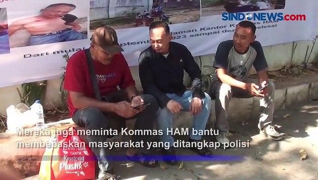 Tuntut Keadilan, Warga Rempang Dirikan Tenda di Depan Kantor Komnas HAM